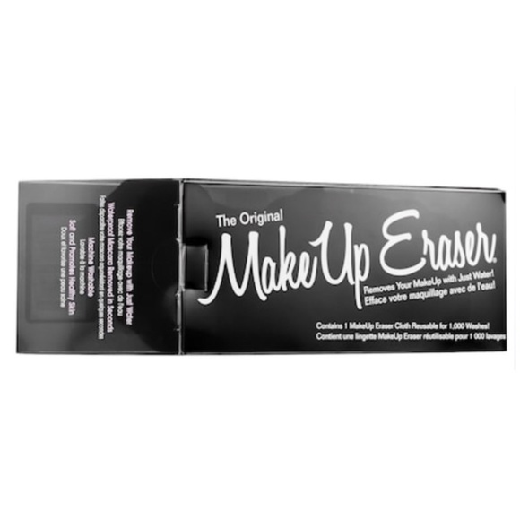 THE ORIGINAL MAKE-UP ERASER Black Microfiber Wash Cloth Reusable - Picture 4 of 7